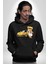 Süper Spor Araba Oyuncak Ayı Kadın Erkek Baskılı Üç Iplik Siyah Kapüşonlu Hodie Sweatshirt 5