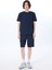 Bisiklet Yaka Düz Lacivert Erkek T-Shirt J5SM-TST7380 2