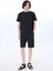 Bisiklet Yaka Düz Siyah Erkek T-Shirt J5SM-TST7380 2