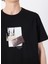 Bisiklet Yaka Baskılı Siyah Erkek T-Shirt M5SM-TST1298 4
