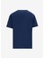 Bisiklet Yaka Baskılı Lacivert Erkek T-Shirt M5SM-TST1291 2