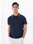 Polo Yaka Düz Lacivert Erkek T-Shirt ACE091252344_LAC 3