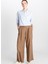 Yüksek Bel Relaxed Deve Tüyü Kadın Pantolon W2510473211-BOL Paça Tencel Pantolo 1