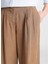 Yüksek Bel Relaxed Deve Tüyü Kadın Pantolon W2510473211-BOL Paça Tencel Pantolo 4