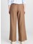 Yüksek Bel Relaxed Deve Tüyü Kadın Pantolon W2510473211-BOL Paça Tencel Pantolo 5