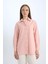 Relax Fit Poplin Uzun Kollu Tesettür Gömlek Tunik D7341AX25SP 1