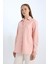 Relax Fit Poplin Uzun Kollu Tesettür Gömlek Tunik D7341AX25SP 3