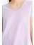 Regular Fit V Yaka Basic Düz Kısa Kollu Tişört K1507AZ25SM 4