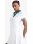 fit Standart Fit Polo Yaka Slogan Baskılı Sporcu Kısa Kollu TIŞÖRT E4310AX25SM 4