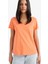 Regular Fit V Yaka Basic Düz Kısa Kollu Tişört K1507AZ25SM 1