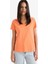 Regular Fit V Yaka Basic Düz Kısa Kollu Tişört K1507AZ25SM 3