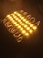 Parmak LED Lamba Amber Turuncu 3 LED 140 Lümen 12 Volt 10,lu 5