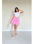 Pembe Poplin Balon Etek 1