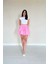 Pembe Poplin Balon Etek 2