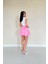 Pembe Poplin Balon Etek 4