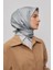 Desenli Saf Ipek Twill Eşarp 9345 1