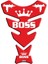 Universal Motosiklet Tank Pad Boss Kırmızı 1