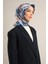 Desenli Saf Ipek Twill Eşarp 9306 1
