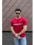 Erkek Kısa Kollu Nasa Baskı Basic Erkek T-Shirt 2