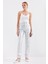 918 Ip Askılı Crop Top - Beyaz 2