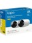 C410(2- PACK), 2k 3mp, Renkli Gece Görüşü, Şarj Edilebilir, Solar Panel Destekli, IP65, Yerel/ bulut Depolama, 110° Açılı, Işıklı ve Sesli Alarm, Kablosuz Bataryalı Güvenlik Kamerası 2