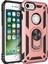 Apple iPhone 6s Plus Için Kılıf Military Ring Holder Rose Gold [Apple iPhone 6s Plus ile Uyumlu Kılıf - Rose Gold] 3
