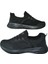 Siyah Lastikli Kadın Düz Taban Anarok Spor Ayakkabı 1