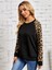 Kadın Uzun Kollu Bisiklet Yaka Reglan Kol Viskon Bluz 5