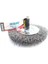 Hawk HA11133 Pimli Gri Tel Daire Fırça 75X10 mm 1