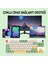 ABM084 Programlanabilir Esports Rgb Mekanik 3 Mode Kablosuz Klavye (Grı Yeşil) 5