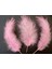 Simli Açık Pembe Kuş Tüyü Pasta Süsü 3 Adet 1