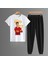 Alvaro Morata Fotograf Forma Baskılı Unisex Kısa Kollu Tişört Regular Fit T-Shirt Eşofman Takımı 1