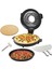 Camlı Granıt Pizzamatik Siyah ** Hediyeli** Fırın 1