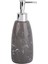 Desenli Gri Sıvı Sabunluk 8X8X17CM 300ML 2