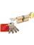 Kilit 164BME00001 Bilyalı Mandallı Silindir Çelik Pimli Altın Rengi, 68MM 1