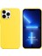 Apple iPhone 13 Pro Max Için Kılıf Liquid Lansman Silikon Sarı [Apple iPhone 13 Pro Max ile Uyumlu Kılıf - Sarı] 1