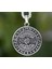 Voyageaccessory Çift Taraflı Kullanım Nordic Yggdrasil Yaşam Ağaç Viking Pusula Kolye / Yaşam Kolye 1