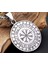 Voyageaccessory Çift Taraflı Kullanım Nordic Yggdrasil Yaşam Ağaç Viking Pusula Kolye / Yaşam Kolye 2