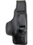 Glock 26 Uyumlu Velkrolu Napa Deri Maşalı Kemer Içi Kılıf Siyah 2