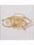25 Mm Gold Renk Halka Küpe Takı Malzemesi 20 Adet 1