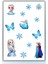 Frozen Elsa 2 Li Set Sticker Telefon Laptop Notebook Tablet Defter Matara Etiket 3