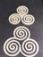 Triskelion 'hayat Spiralı' – Spiritüel ve Modern Dekoratif Simge THN5173095 1