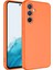 Samsung Galaxy A54 ile Uyumlu Kılıf Turuncu Lansman Kapak (Samsung Galaxy A54 ile Uyumlu, Turuncu) 1