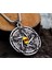Voyageaccessory Paslanmaz Çelik Çift Taraflı Kullanım Pentagram Kolye / 65 cm Zincirli - Pentagram Yıldızı Kolye 2
