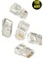 RJ11 Rj9 Jack Telefon Data Kablosu Sıkma Çakma Pensesi + Kablo Soyucusu +100 Adet RJ45 Jack Set 3