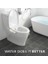 Toilet Attachment Bidet Easy To Install, Brass Inlet And Internal Valve, White 2