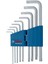Professional 9 Parça Alyan Anahtarı Seti Torx 1600A01TH4, Mavi 3