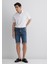 Erkek NICHOLAS Mavi Black Jean Şort 0416084465 1
