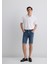 Erkek NICHOLAS Mavi Black Jean Şort 0416084465 2