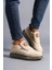 SLW161 Hippo Bağcıksız Süet Erkek Günlük Sneaker Ayakkabı Gt - Bej 1